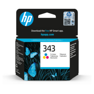 HP 343 originele drie-kleuren inktcartridge