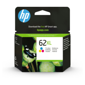 HP 62XL originele high-capacity drie-kleuren inktcartridge