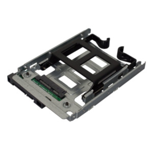 HP 675769-001 drive bay panel 8,89 cm (3.5") HDD-behuizing Zwart, Roestvrijstaal
