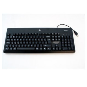 HP 724720-041 toetsenbord USB QWERTZ Duits Zwart