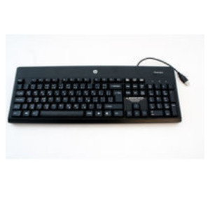 HP 724720-071 toetsenbord USB QWERTY Spaans Zwart
