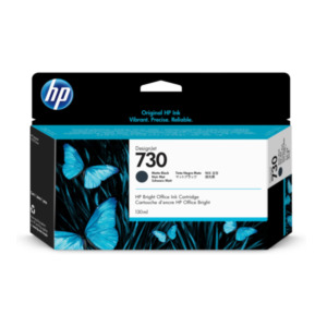 HP 730 matzwarte DesignJet inktcartridge, 130 ml