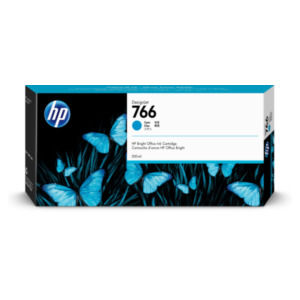 HP 766 DesignJet inktcartridge, cyaan (300 ml)