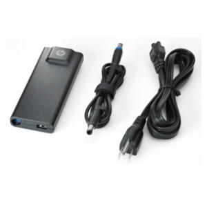 HP 90W Slim Adapter netvoeding & inverter Binnen Zwart