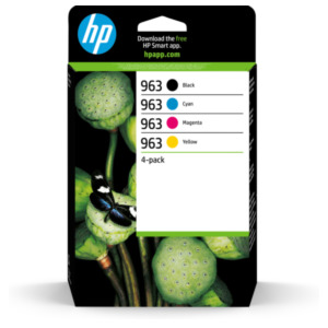 HP 963 4-pack originele inktcartridges zwart/cyaan/magenta/geel