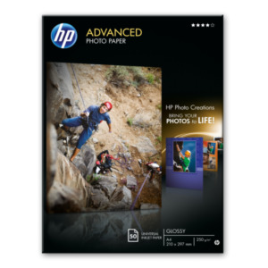 HP Advanced Glossy Photo Paper-50 sht/A4/210 x 297 mm pak fotopapier Glans