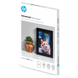 HP Advanced Photo Paper, glanzend, 25 vel, 10 x 15 cm randloos