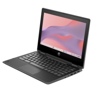 HP Chromebook Fortis x360 G5 Intel® N N100 29,5 cm (11.6") Touchscreen HD 8 GB LPDDR5x-SDRAM 64 GB eMMC Wi-Fi 6E (802.11ax) ChromeOS Zwart