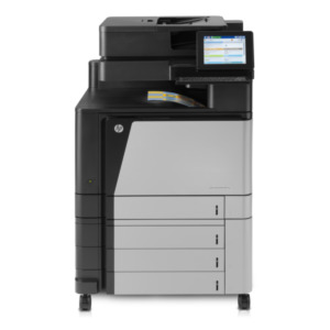 HP Color LaserJet Enterprise Flow M880z multifunctionele printer, Color, Printer voor Printen, kopiëren, scannen, faxen, Invoer voor 200 vel; Printen via USB-poort aan voorzijde; Scans naar e-mail/pdf; Dubbelzijdig printen
