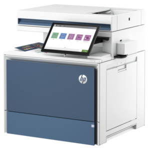 HP Color LaserJet Enterprise Flow MFP 5800zf-printer, Kleur, Printer voor Printen, kopiëren, scannen, faxen, Automatische documentinvoer; optionele high-capacity laden; Touchscreen; TerraJet-cartridge