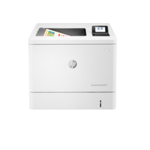 HP Color LaserJet Enterprise M554dn printer, Color, Printer voor Print, Printen via de USB-poort aan voorzijde; Dubbelzijdig printen