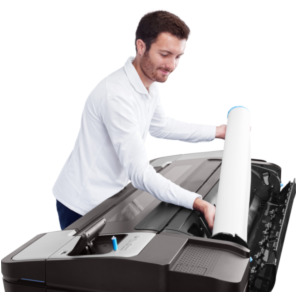 HP Designjet T1700dr 44-inch PostScript-printer