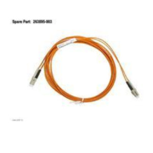 HP E 5m LC-LC Glasvezel kabel Oranje