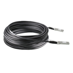 HP E C-Series SFP+ to SFP+ Copper 5.0m DAC Glasvezel kabel 5 m SFP+ Zwart
