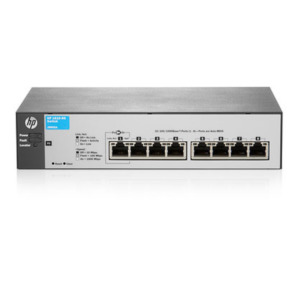 HP E V 1810-8G v2 Managed L2 Gigabit Ethernet (10/100/1000) 1U Zwart