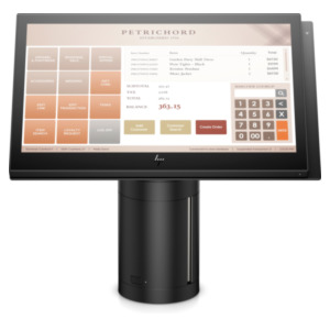 HP ElitePOS G1 Retail-System, Modell 141 Alles-in-een 2,2 GHz 3965U 35,6 cm (14") 1920 x 1080 Pixels Touchscreen Zwart