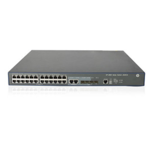 HP Enterprise 3600-24-PoE+ v2 EI Managed L3 Fast Ethernet (10/100) Power over Ethernet (PoE) Zwart