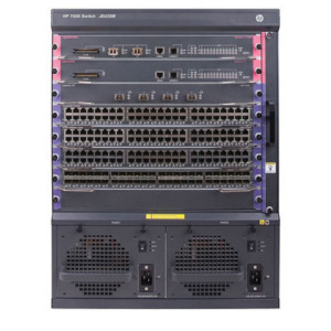 HP Enterprise 7506 Managed Power over Ethernet (PoE) Zwart