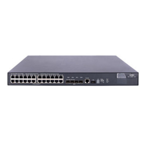 HP Enterprise A A5800-24G L3 Power over Ethernet (PoE) 1U Zwart