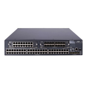 HP Enterprise A A5800-48G-PoE+ w/ 2 IS Managed L3 Power over Ethernet (PoE) Zwart