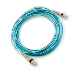 HP Enterprise B-series Switch Cable 2m Multi-mode OM3 50/125um LC/LC 8Gb FC and 10GbE Laser-enhanced Cable 1 Pk InfiniBand en Glasvezelkabel Blauw