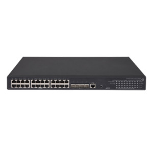 HP Enterprise FlexNetwork 5130 24G PoE+ 4SFP+ (370W) EI Managed L3 Gigabit Ethernet (10/100/1000) Power over Ethernet (PoE) 1U Zwart