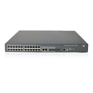 HP Enterprise Hewlett Packard Enterprise 3600-24-PoE+ v2 EI Managed L3 Fast Ethernet (10/100) Power over Ethernet (PoE) Zwart