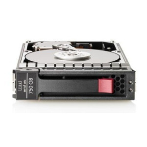 HP Enterprise Hewlett Packard Enterprise 750GB, 3G, SATA, 7.2K rpm, LFF, 3.5-inch, Midline 3.5"