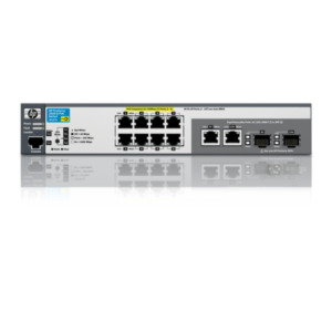 HP Enterprise Hewlett Packard Enterprise ProCurve 2520-8-PoE Managed L2 Fast Ethernet (10/100) Power over Ethernet (PoE) 1U Zwart