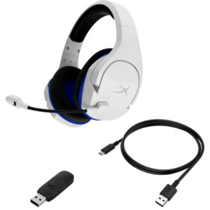 HP Enterprise HyperX Cloud Stinger Core - draadloze gamingheadset (wit-blauw) - PS5-PS4