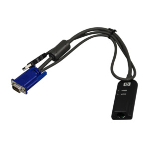 HP Enterprise KVM Console USB Interface Adapter toetsenbord-video-muis (kvm) kabel Zwart