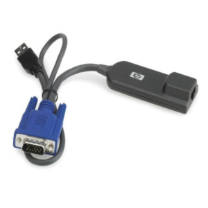 HP Enterprise KVM Console USB Interface Adapter toetsenbord-video-muis (kvm) kabel Zwart