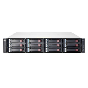 HP Enterprise MSA 1040 disk array Rack (2U) Zwart, Roestvrijstaal