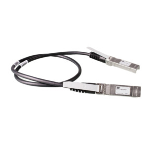 HP Enterprise X240 10G SFP+ 0.65m DAC Glasvezel kabel 0,65 m SFP+ Zwart