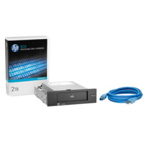 HP Hewlett Packard Enterprise RDX 2TB USB3.0 Internal Disk Backup System Opslagschijf RDX-cartridge 2000 GB
