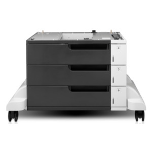 HP LaserJet 3x500-sheet invoerlade met standaard