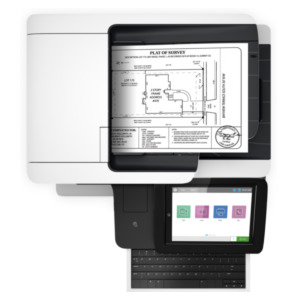 HP LaserJet Enterprise Flow MFP M528z, Black and white, Printer voor Printen, kopiëren, scannen, faxen, Printen via usb-poort aan voorzijde; Scannen naar e-mail; Dubbelzijdig printen; Dubbelzijdig scannen