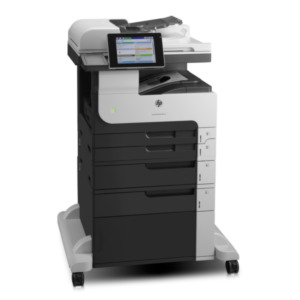 HP LaserJet Enterprise MFP M725f, Zwart-wit, Printer voor Bedrijf, Afdrukken, kopiëren, scannen, faxen, Invoer voor 100 vel; Printen via de USB-poort aan voorzijde; Scannen naar e-mail/pdf; Dubbelzijdig printen