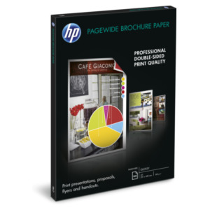 HP PageWide Glossy Brochure papier voor inkjetprinter A3 (297x420 mm) Glans 100 vel Wit