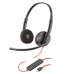 HP POLY Blackwire C3220 USB-C-headset + draagtas (bulk)