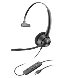 HP POLY EncorePro 310 USB-C Monoaural Headset TAA