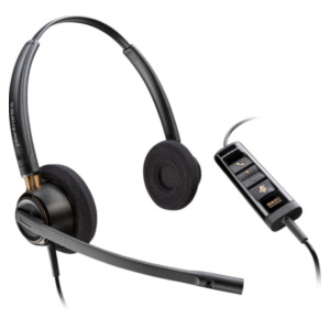 HP POLY EncorePro 525 Microsoft Teams Certified Stereo met USB-A Headset