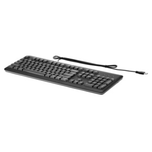 HP USB keyboard, UK toetsenbord QWERTY Brits Engels Zwart