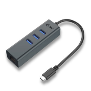 I-Tec Metal USB-C HUB 3 Port + Gigabit Ethernet Adapter