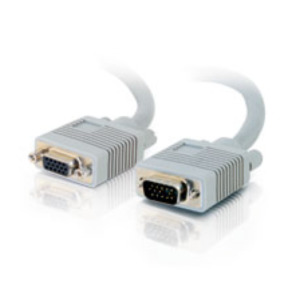 Iezzy C2G 3ft Premium Shielded HD15 M/M SXGA Monitor Cable VGA kabel 0,9 m VGA (D-Sub) Grijs