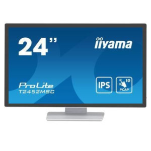 Iiyama iiyama ProLite computer monitor 60,5 cm (23.8") 1920 x 1080 Pixels Full HD LCD Touchscreen Multi-gebruiker Wit