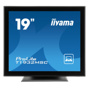 Iiyama iiyama ProLite T1932MSC-B1 computer monitor 48,3 cm (19") 1280 x 1024 Pixels Touchscreen Tafelblad Zwart