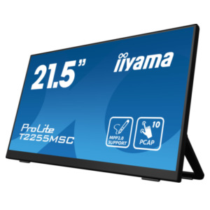 Iiyama iiyama ProLite T2255MSC-B1 computer monitor 54,6 cm (21.5") 1920 x 1080 Pixels Full HD LCD Touchscreen Zwart
