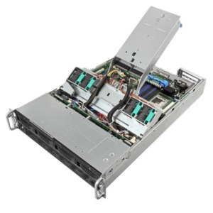 Intel R2304LH2HKC server barebone Intel® C602 LGA 2011 (Socket R) Rack (2U) Zwart, Grijs