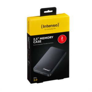 Intenso 2TB 2.5" Memory Case USB 3.0 externe harde schijf Zwart
